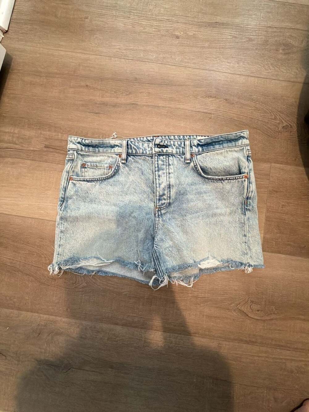 Rag & Bone Raw Hem Denim Shorts